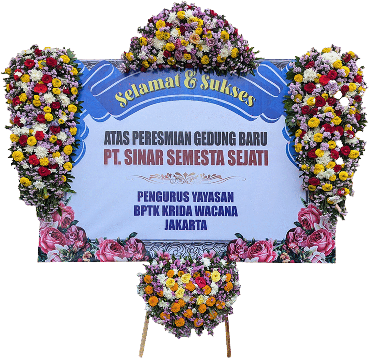 BUNGA SELAMAT 3 TITIK PANJANG MAHKOTA