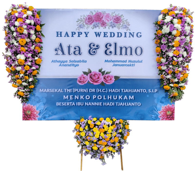 BUNGA WEDDING TIPE 3 TITIK PANJANG