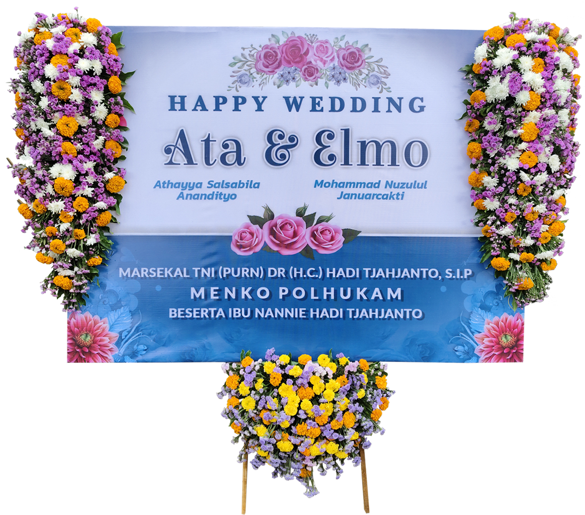 BUNGA WEDDING TIPE 3 TITIK PANJANG