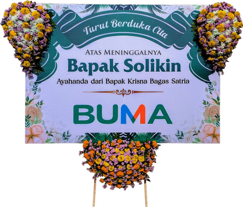 BUNGA DUKA CITA TIPE 3 TITIK
