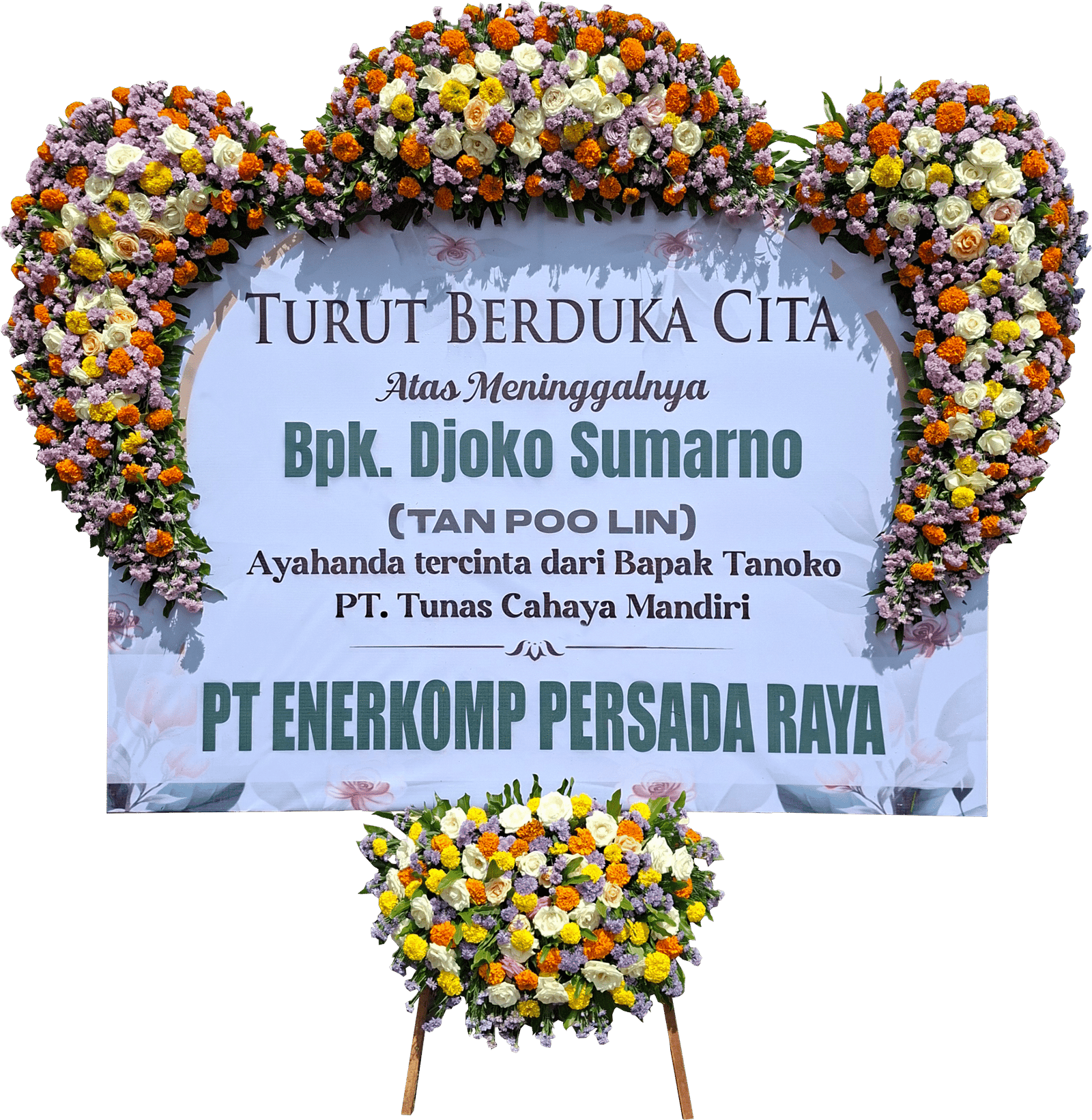 BUNGA DUKA CITA TIPE 4 PANJANG MELENGKUNG MAHKOTA BESAR