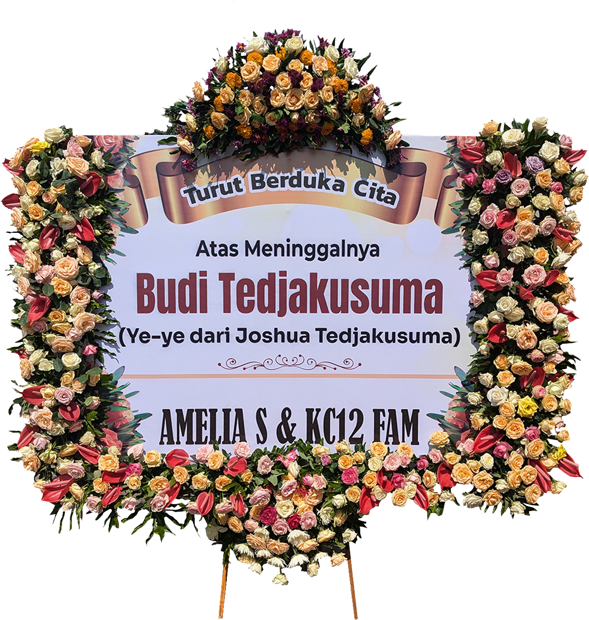 BUNGA DUKA CITA TIPE FULL SAMPING MAHKOTA