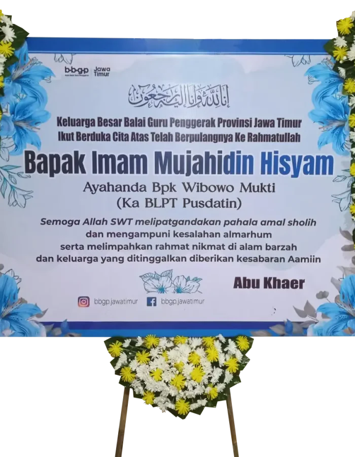 BUNGA DUKA CITA TIPE 3 TITIK PANJANG