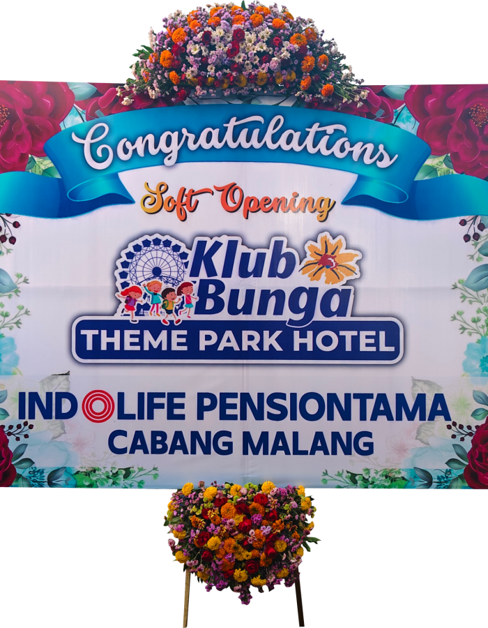 BUNGA PAPAN JUMBO TIPE 1 KAKI 1 MAHKOTA