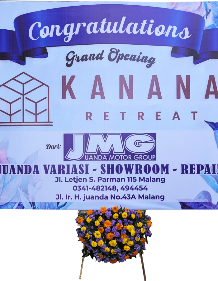BUNGA PAPAN JUMBO TIPE 1 KAKI