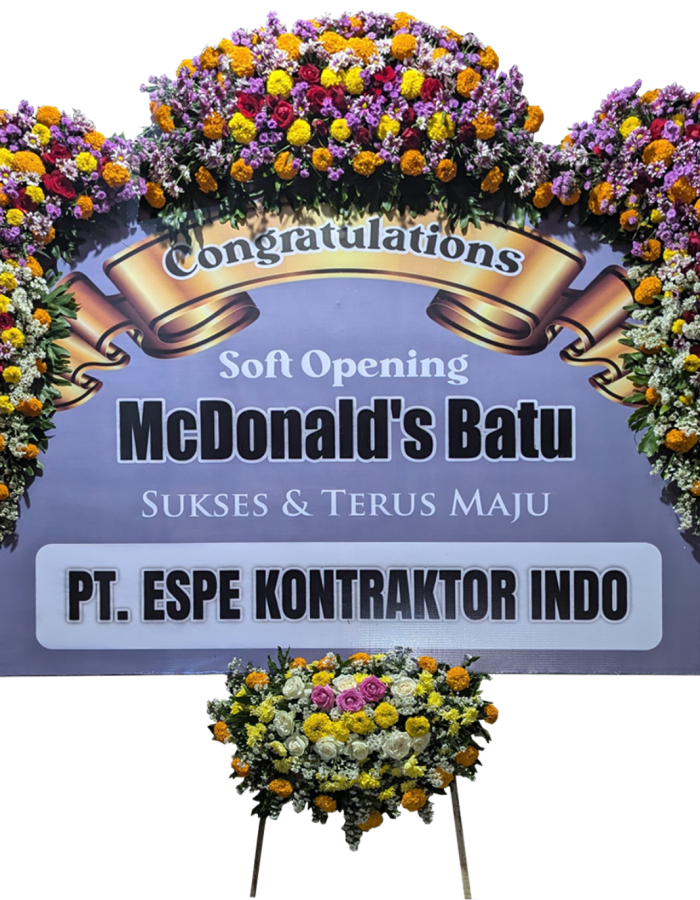 BUNGA SELAMAT TIPE 4 TITIK BESAR MAHKOTA BESAR