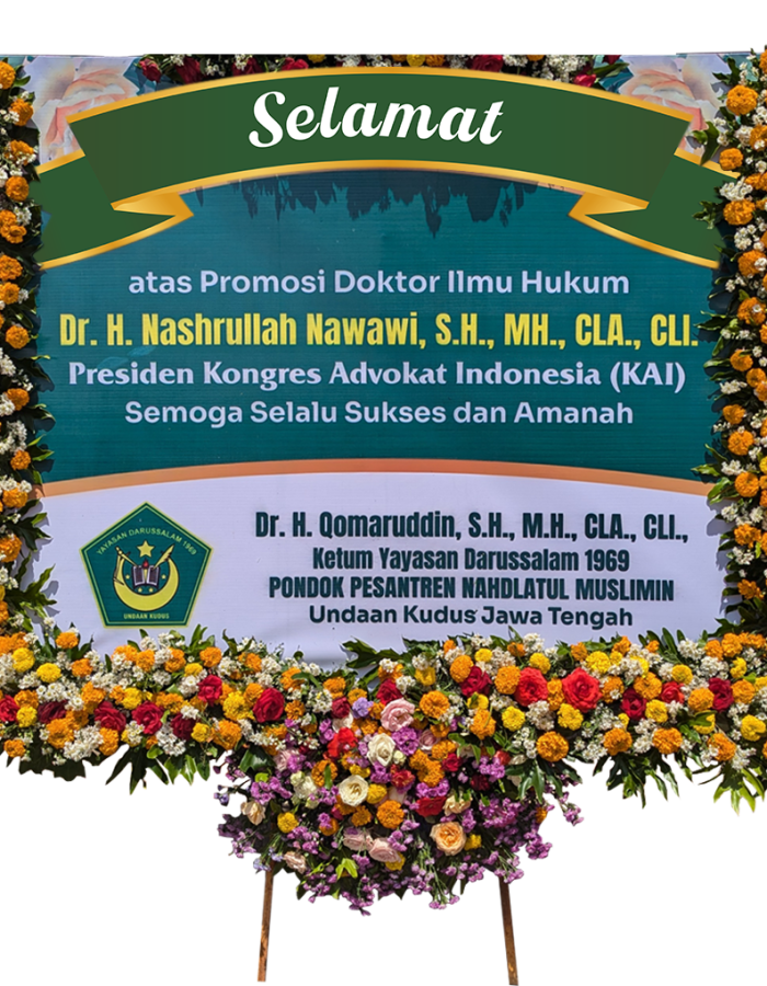 BUNGA SELAMAT TIPE FULL SAMPING