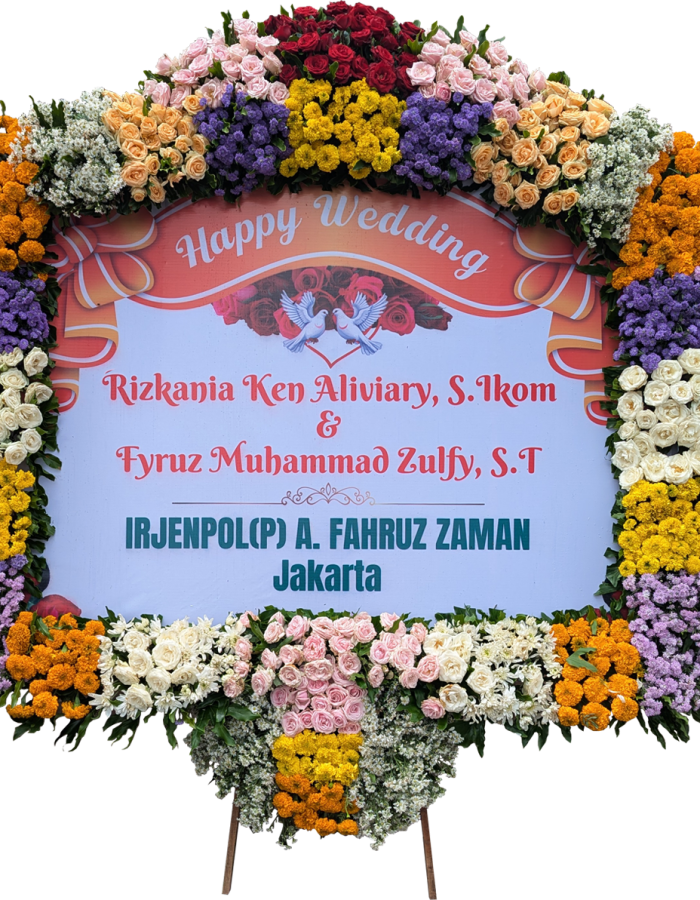 BUNGA WEDDING TIPE FULL BUNGA