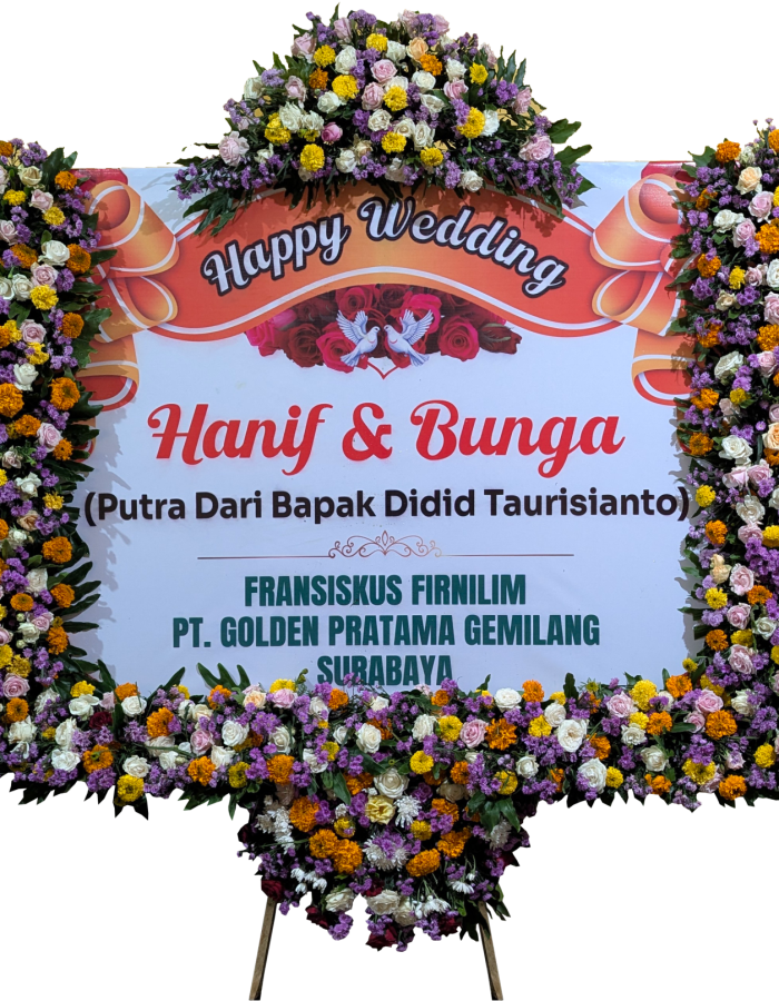 BUNGA WEDDING TIPE FULL SAMPING MAHKOTA