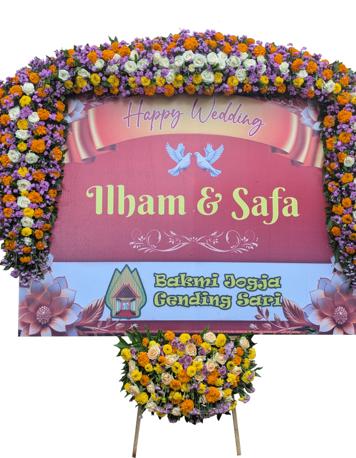 BUNGA WEDDING TIPE U ATAS